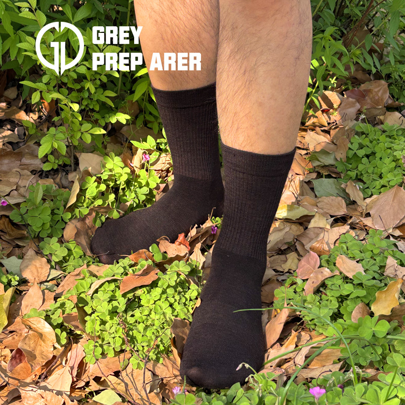 灰壳美利奴羊毛运动登山徒步袜子