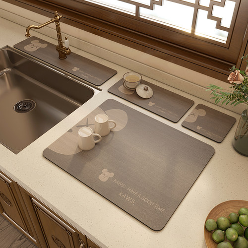 水龙头沥水垫吸水垫卫生间厨房