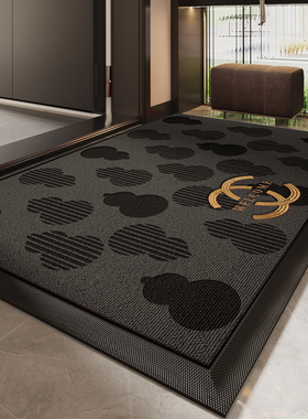 入户门地垫2026新款灰色进门脚垫防滑耐磨耐脏除尘玄关大门口地毯