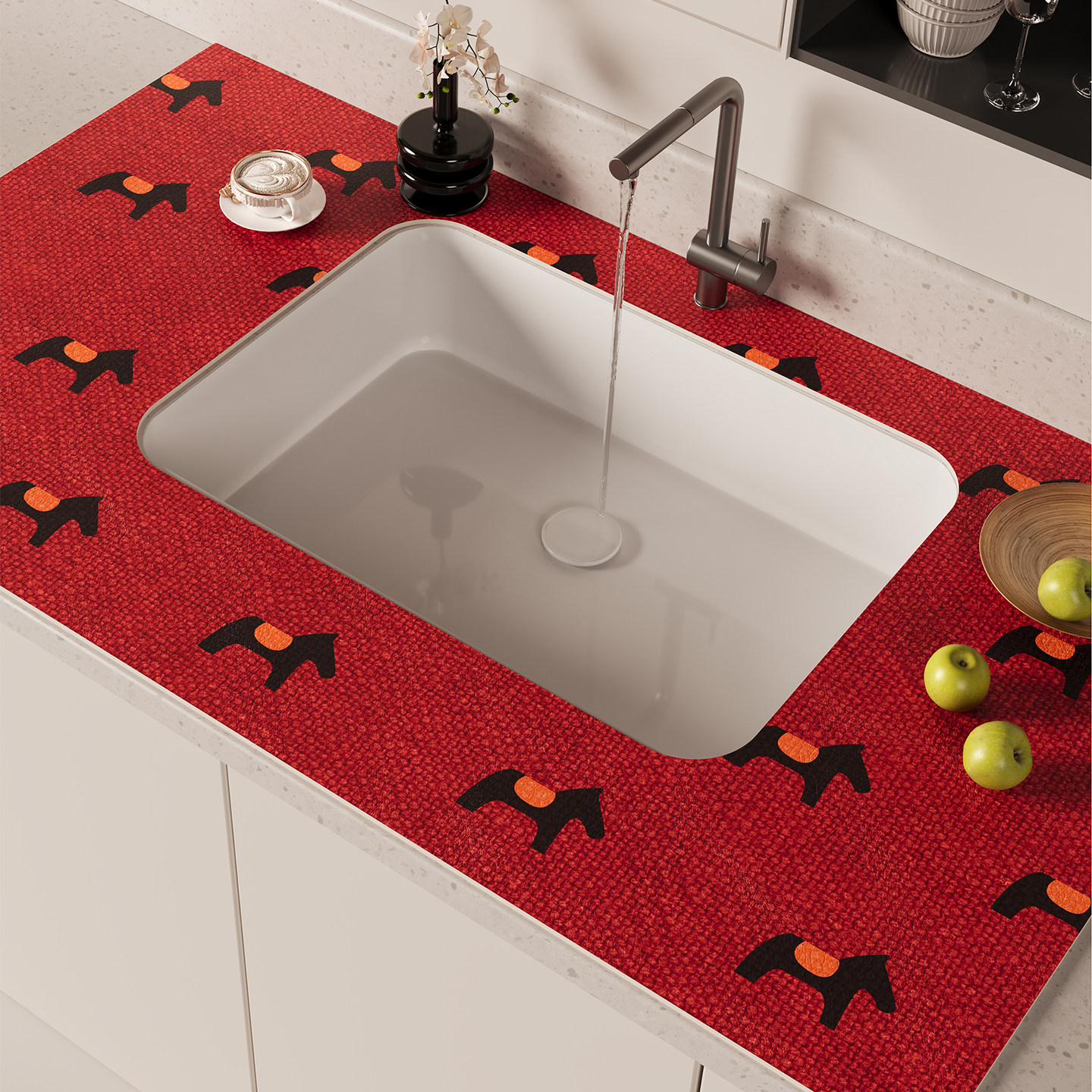 水龙头吧台满铺免洗可擦厨房硅藻泥洗漱台面垫沥水垫洗手台吸水垫,居家布艺,厨房地垫,淘宝优惠券,粉丝福利购,淘宝优惠卷