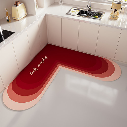 厨房地垫耐脏免洗防滑吸水脚垫