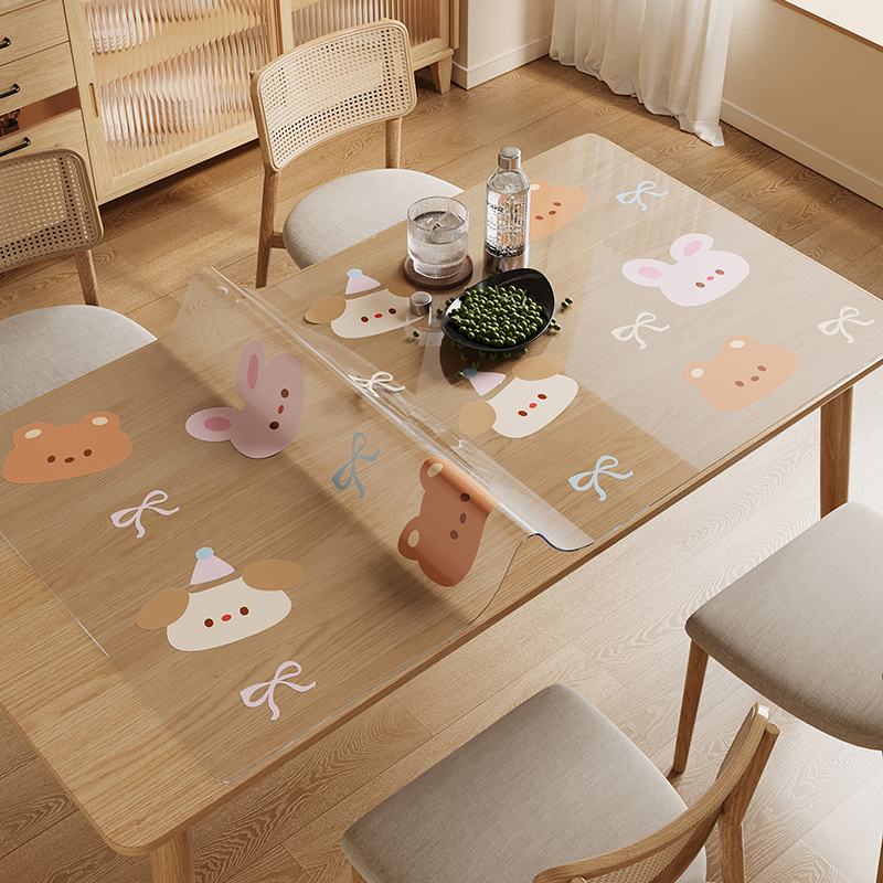 桌垫防水防油PVC透明软玻璃