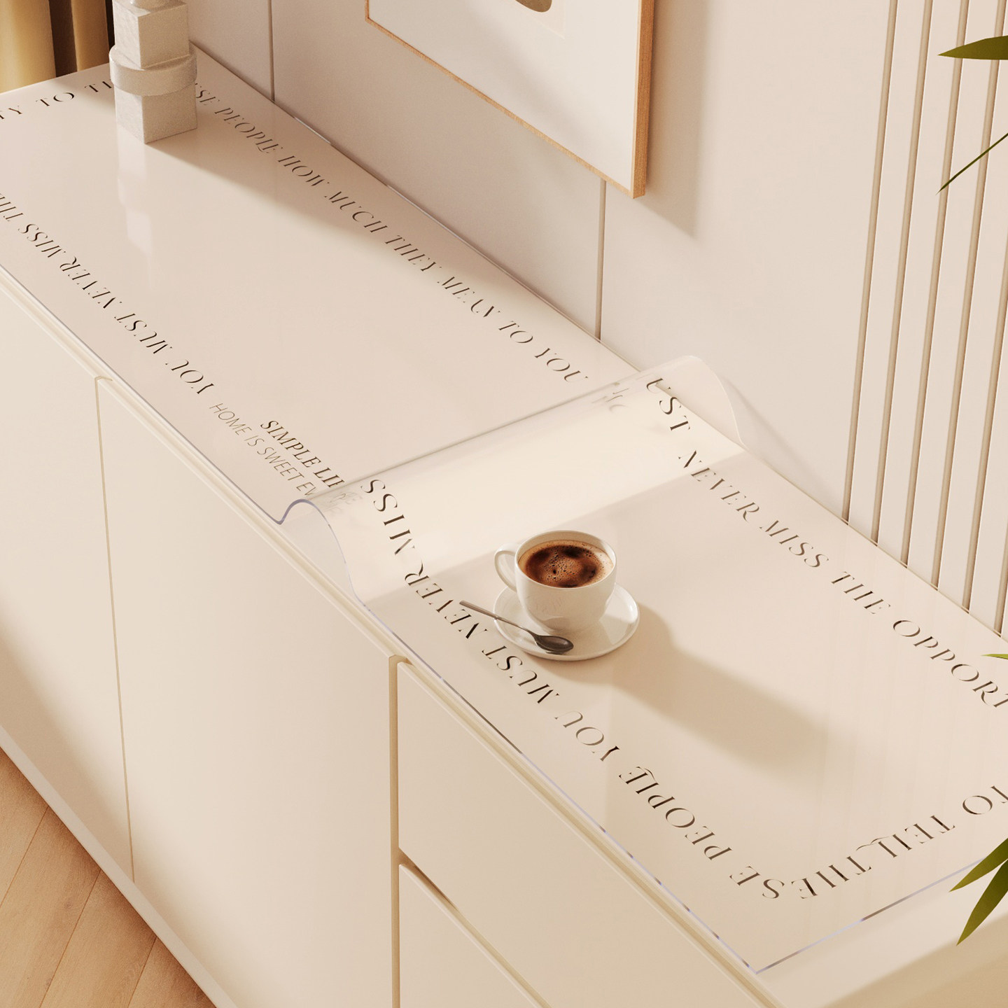 软玻璃透明餐边柜垫轻奢高级感防水防油免洗可擦电视机柜垫鞋柜垫,居家布艺,桌布,淘宝优惠券,粉丝福利购,淘宝优惠卷