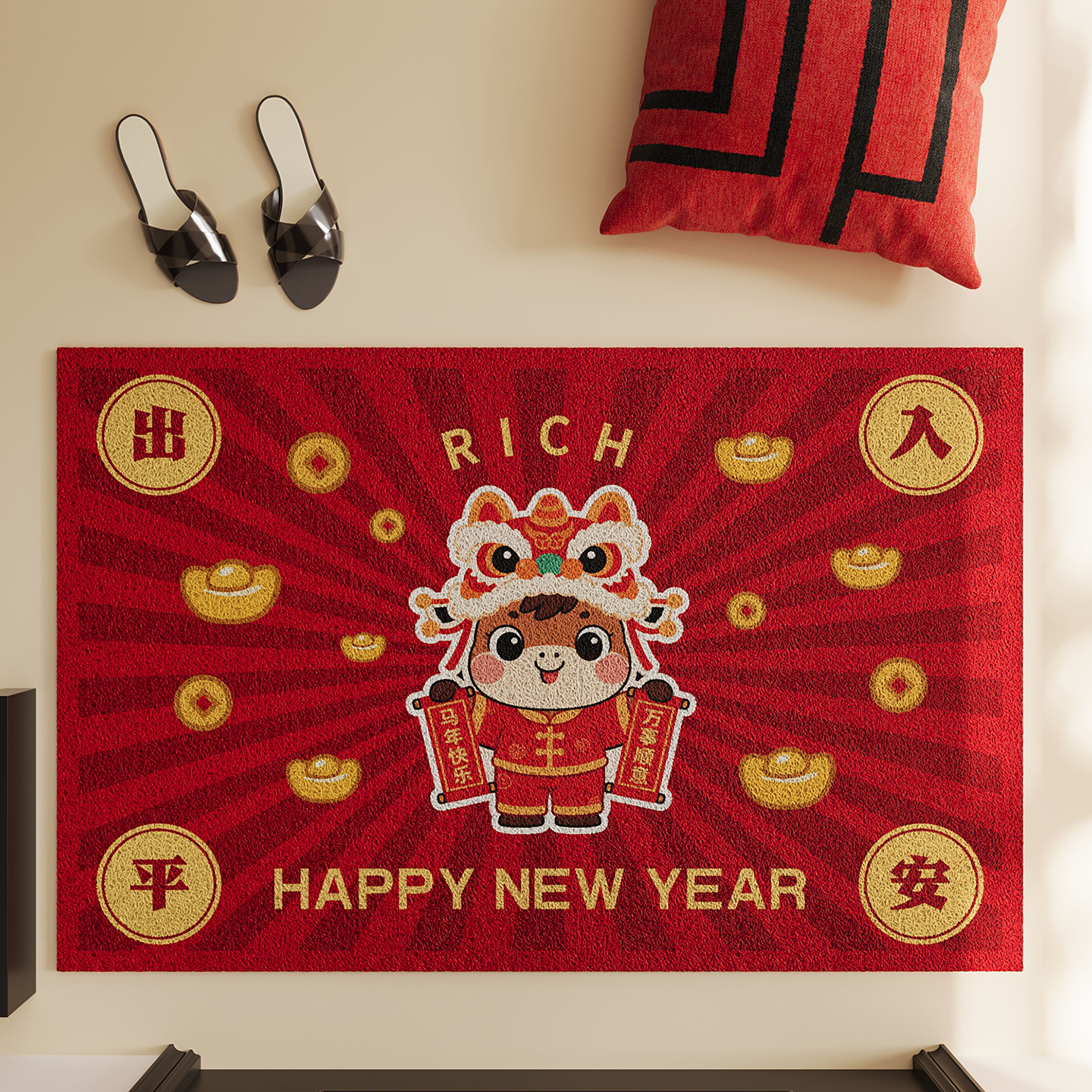 入户门地垫2025新款防滑除尘