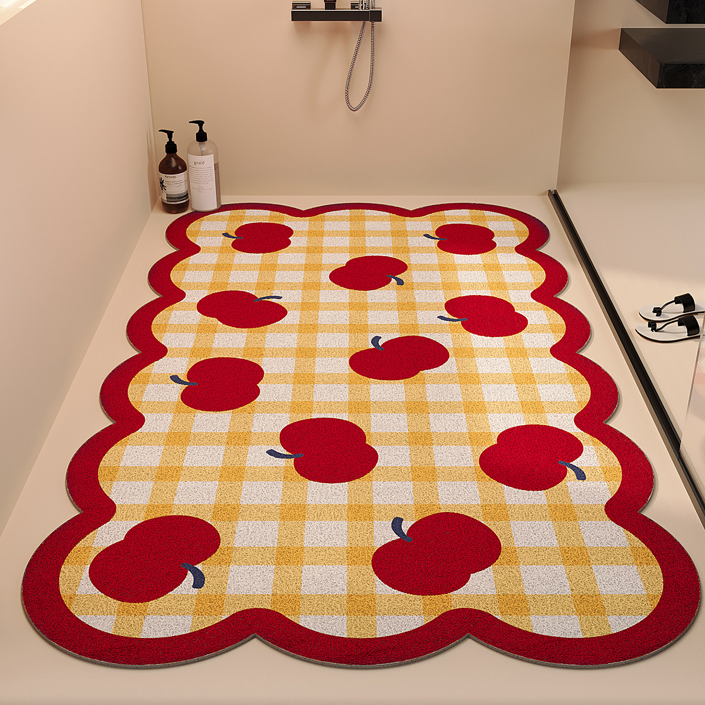 卫生间浴室防滑垫儿童孕妇洗澡垫免洗耐脏镂空沥水垫PVC丝圈地毯,居家布艺,家用脚垫,淘宝优惠券,粉丝福利购,淘宝优惠卷