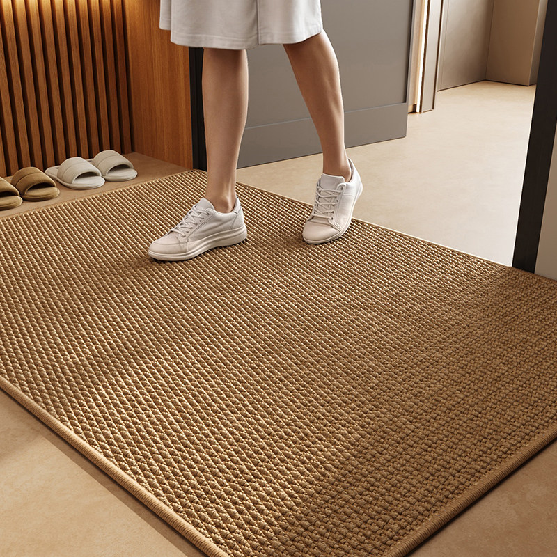 入户门地垫玄关大门口进门脚垫圈绒仿剑麻高级感防滑除尘耐磨地毯,居家布艺,入户地垫,淘宝优惠券,粉丝福利购,淘宝优惠卷