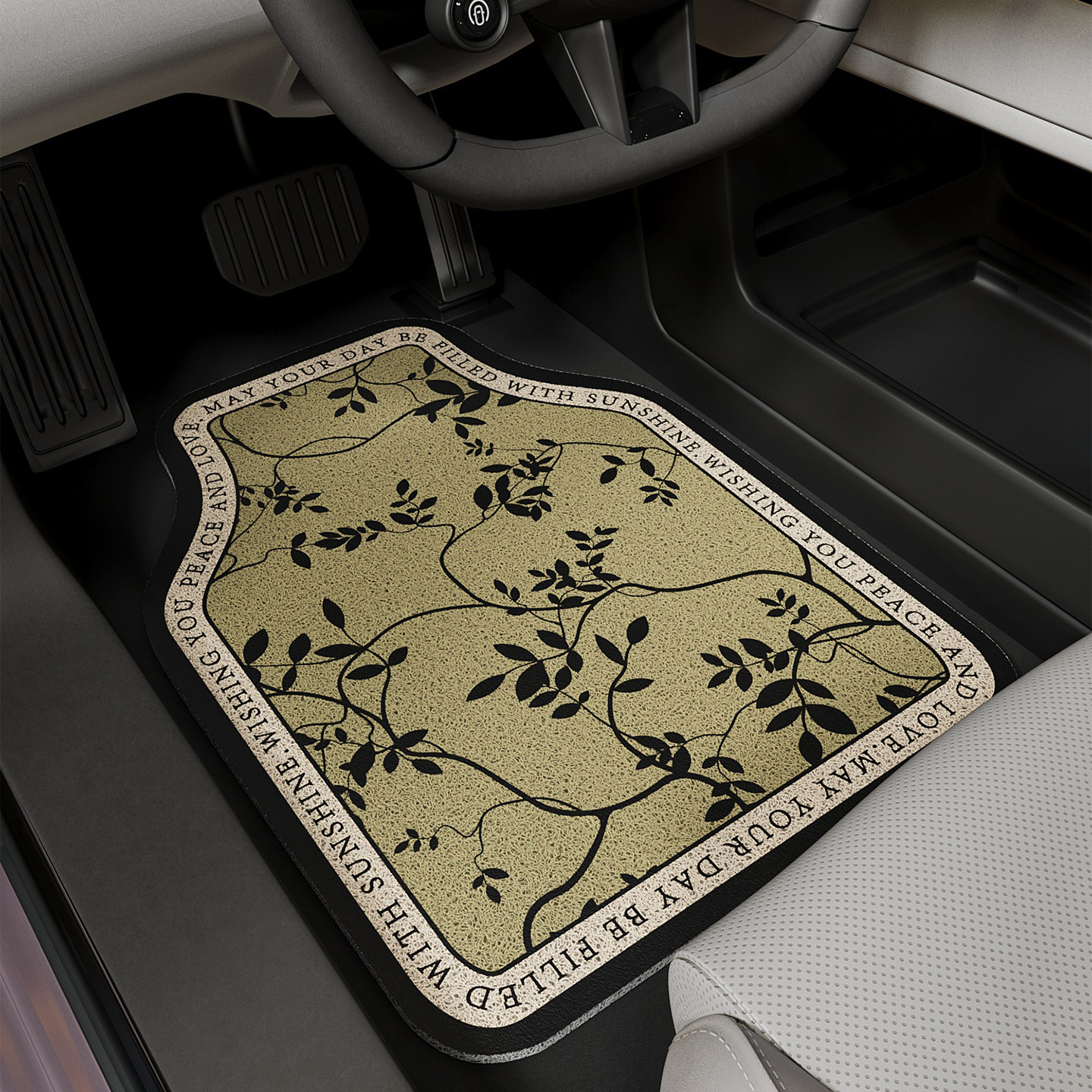 丝圈单片汽车脚垫子女生车内装饰轻奢高级感小轿车通用专用保护垫,汽车用品/电子/清洗/改装,通用脚垫,淘宝优惠券,粉丝福利购,淘宝优惠卷