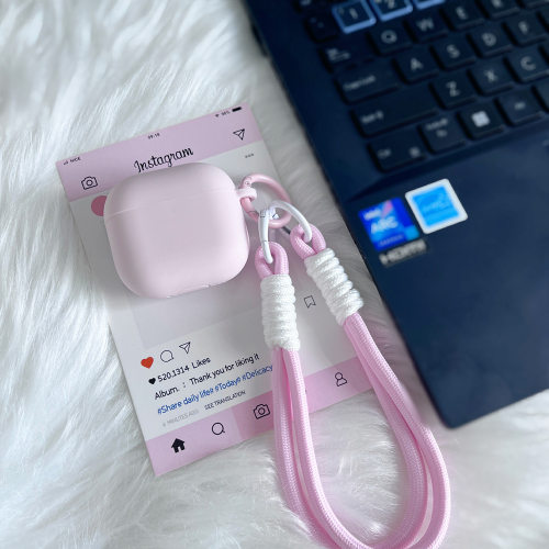 樱花粉适用苹果airpodspro3保护套airpods4代保护壳5代通用保护壳