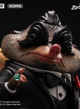 共鸣GONG 疯狂动物城MR.BIG大先生可动人偶 疯狂动物城可动人偶