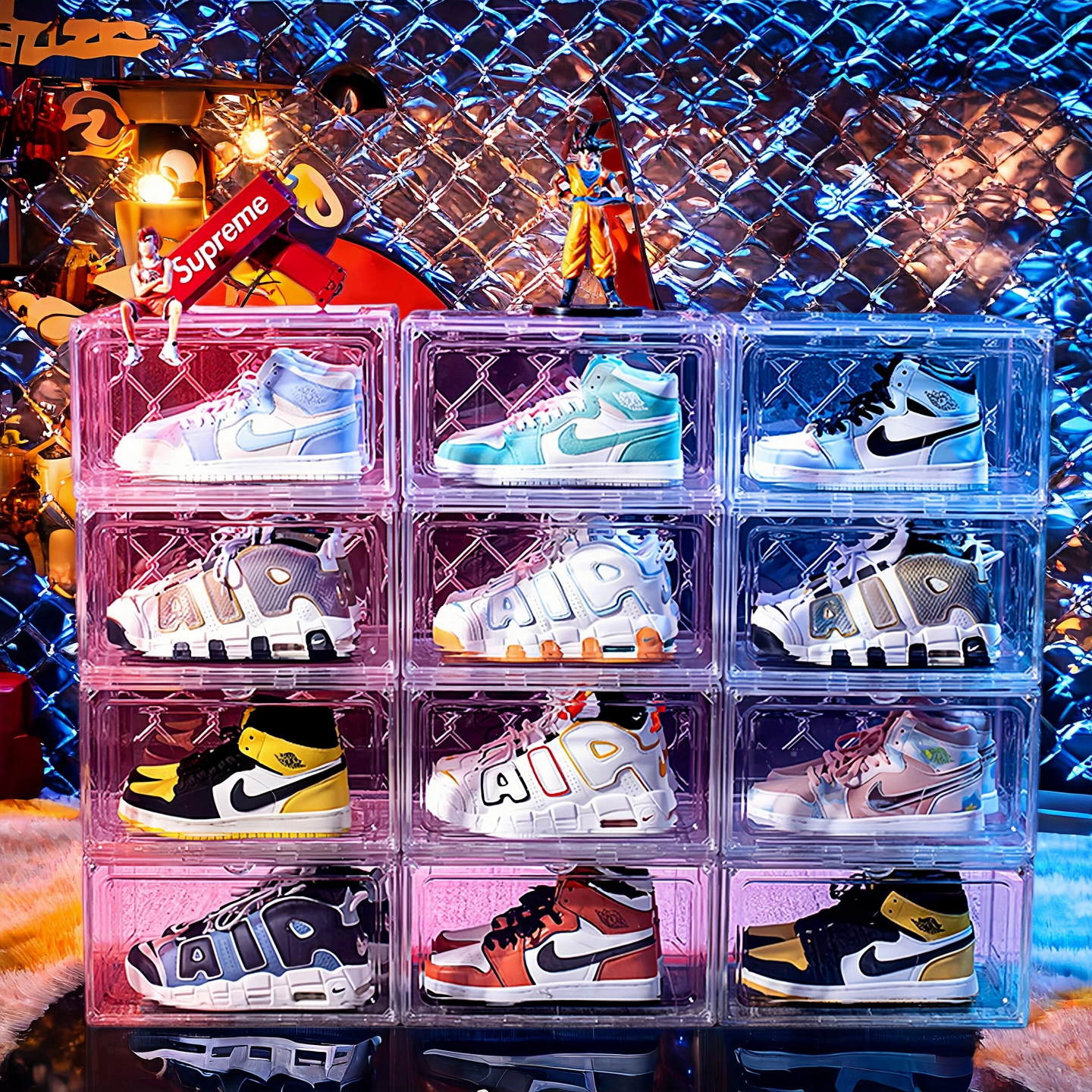 【亚克力-6面高透】鞋盒