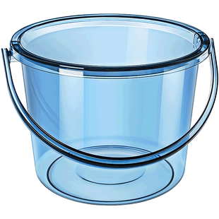 水桶家用储水用洗澡塑料桶洗衣提桶小水桶圆桶洗澡桶可坐透明带盖