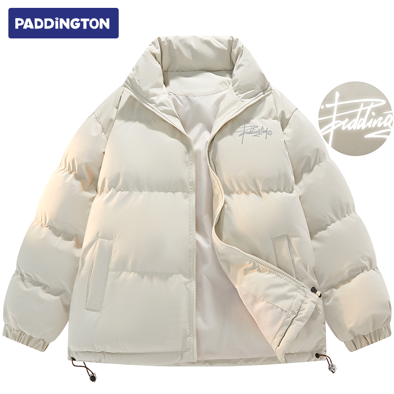 帕丁顿熊刺绣字母印花棉衣