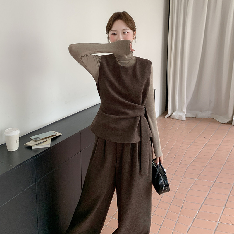 秋装新款毛呢三件套时尚套装203-9526-P195-K278,女装套装/套裙,浙宝203