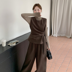 秋装新款毛呢三件套时尚套装203-9526-P195-K278图片
