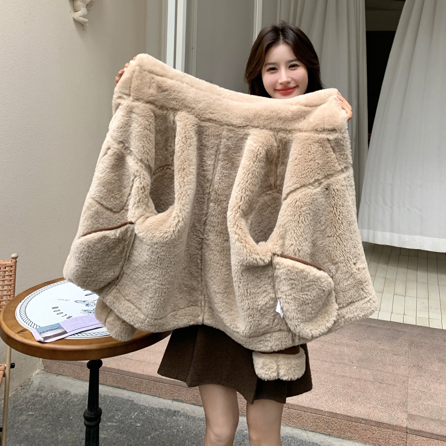 2025年冬季新款羊羔毛加厚外套203-9552-P195-K278，女装短外套，浙宝203