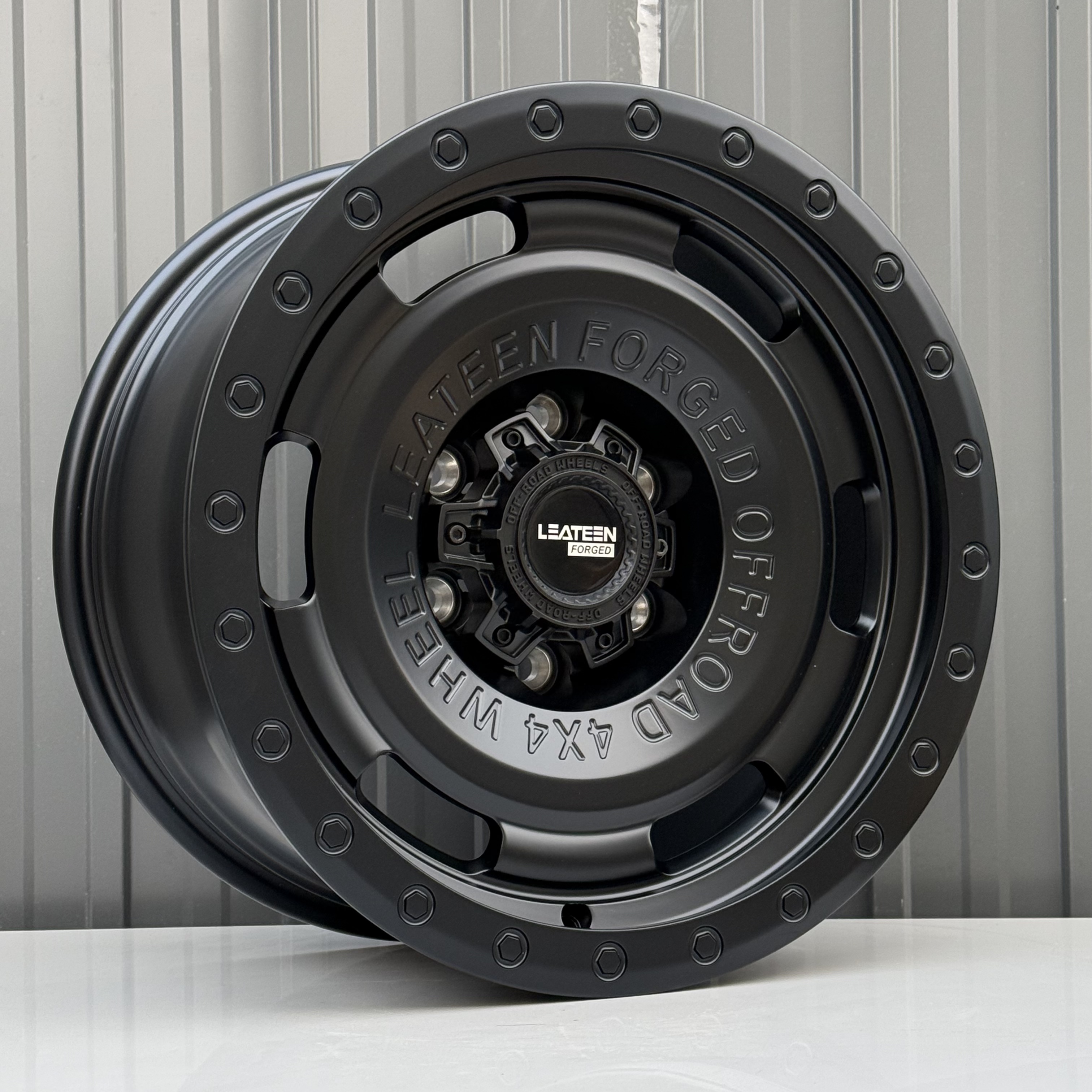 LEATEEN雷霆镁锻X707锻造内凹抛边0值负值防脱轮毂坦克猛士猛禽炮