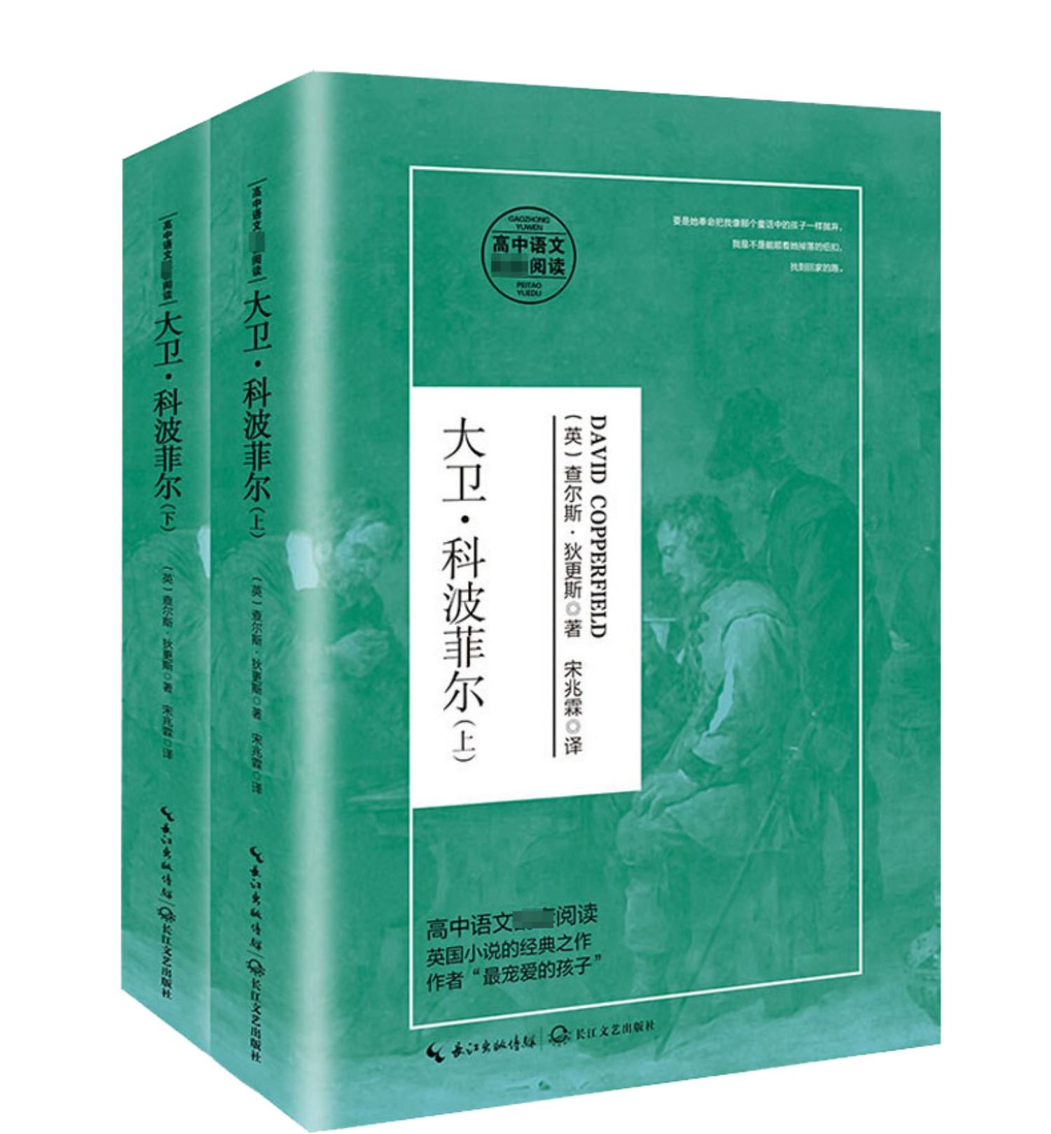 大卫科波菲尔上下册查尔斯狄更斯著 正版 统编高中语文教科书推荐阅读书系青少年高中生名著 英国小说经典之作 长江文艺出版社