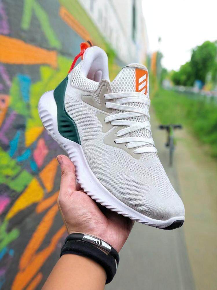 A?DI ALPHA?바운스 여름 아이스 메쉬 쿠셔닝 남성 및 여성 신발 스포츠 운동화 다리 커버