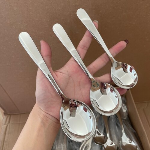 儿童18/10食品级加厚汤勺吃饭