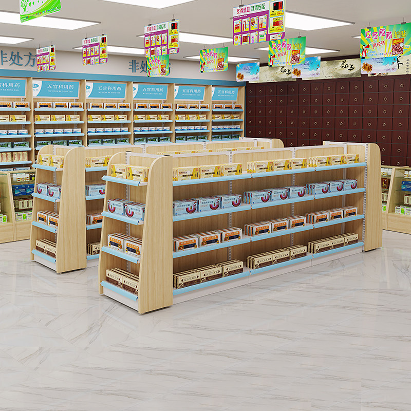 药店货架展示架药柜诊所西药柜药架处方药玻璃前柜台药品药房货架,商业/办公家具,展示柜/陈列柜/展示架/货柜,淘宝优惠券,粉丝福利购,淘宝优惠卷