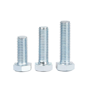 4.8级镀锌外六角螺丝螺栓加长螺杆螺钉M6M8M10M12M14M16M18