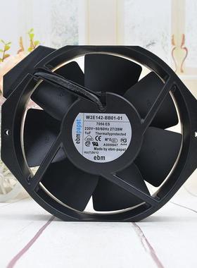 EBMPAPSTW2E142-BB01-0127/28w17厘米全金属耐高温230v风扇
