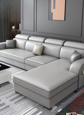 锋Y1富繁家具现代简约布艺沙发免洗科技布家用客厅小户型整装可拆