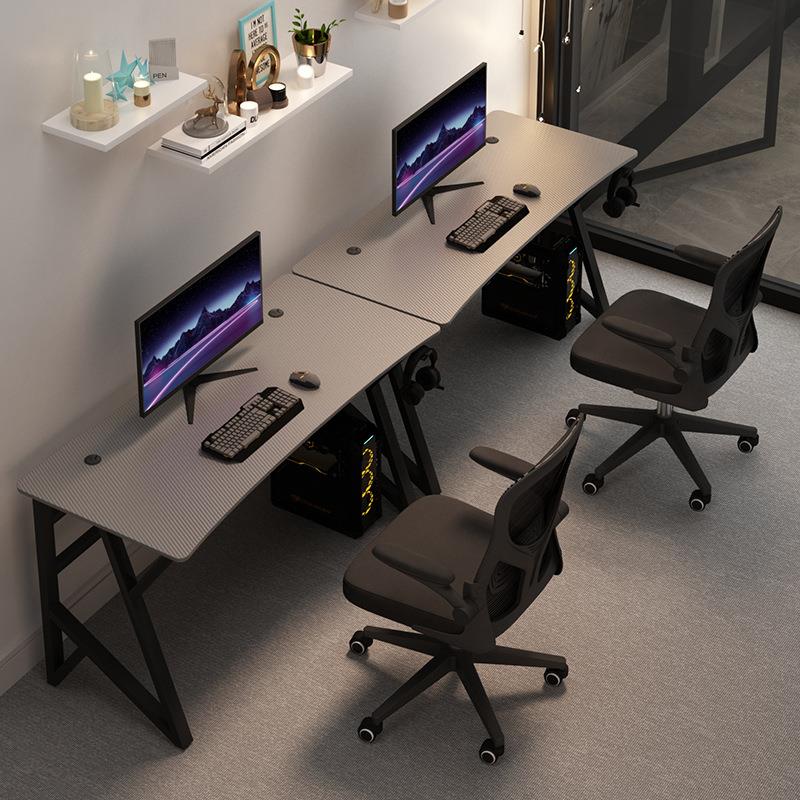 双人台式电脑桌家用书桌办公桌情侣电竞桌简易学习桌子卧室写字台