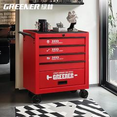 GREENER收纳车咖啡厅储物柜移动推车铁皮置物架柜子工业风收纳柜