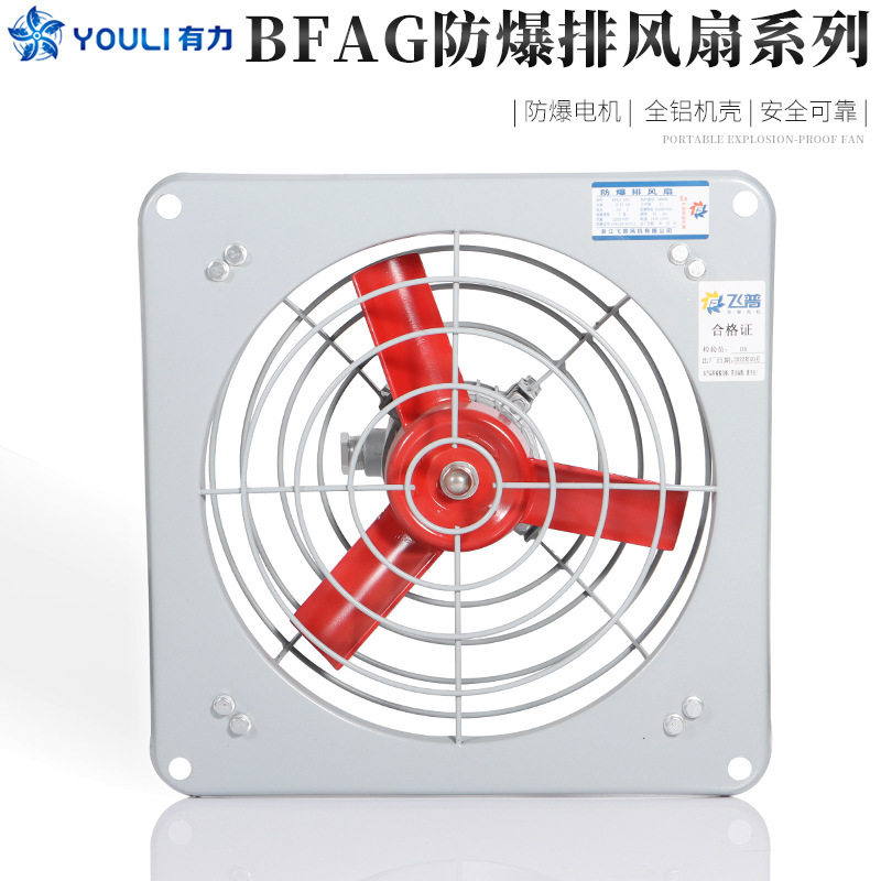 飞普bfag防爆排风扇工业通风散热轴流风机酒店厨卫排烟换气排风扇