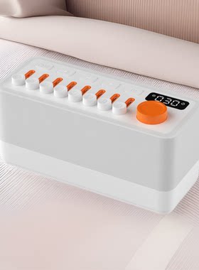 外贸新款DIY智能助睡眠音箱RGB彩色小夜灯小果冻蓝牙音箱夜听
