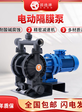 边锋固德牌电动隔膜泵DBY3-50LTFF 铝合金材质自吸启动