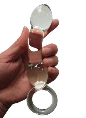 Glass-made femalemasturbation toy fake phallus adult product