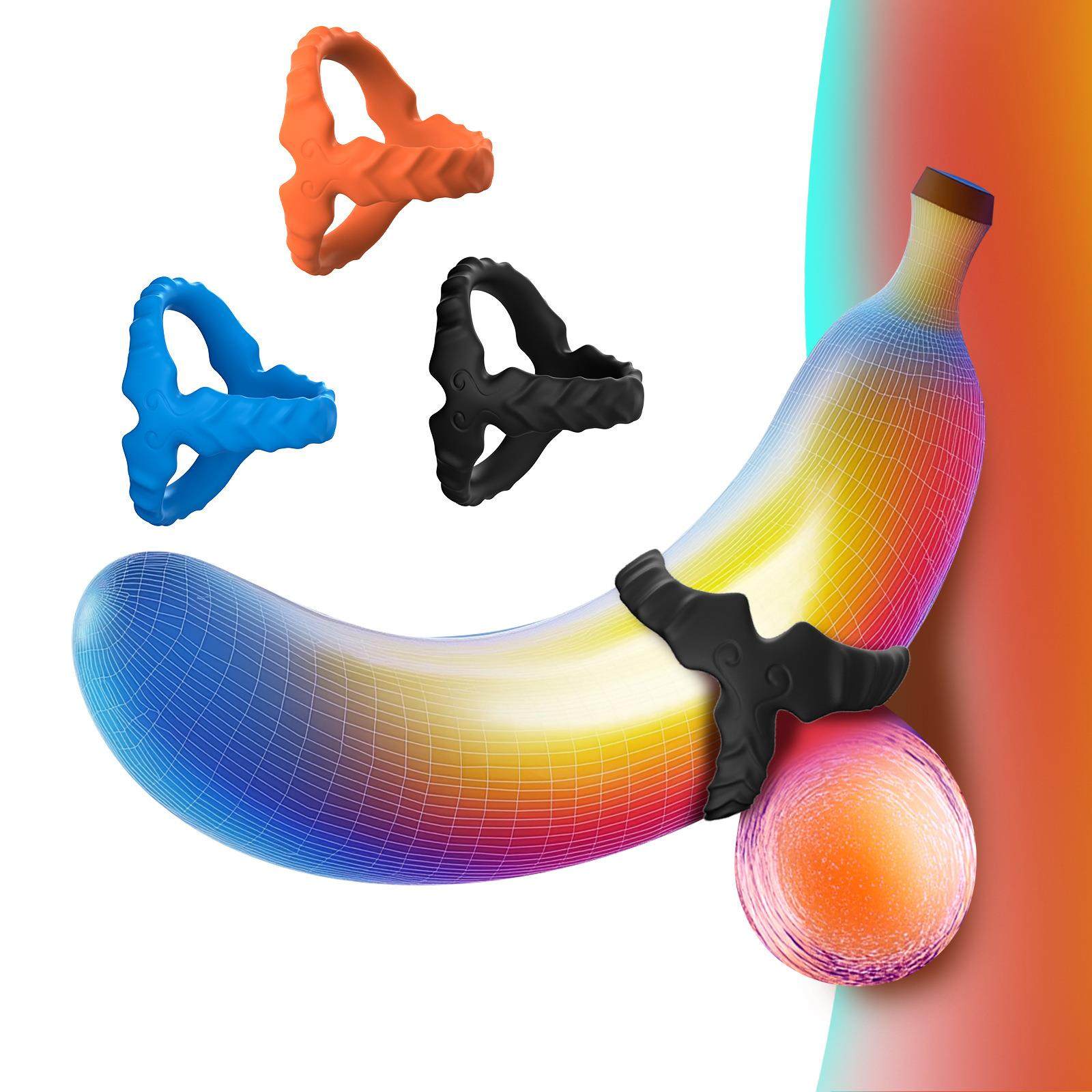 An elastic ring that can prolong sexual intercourse duration
