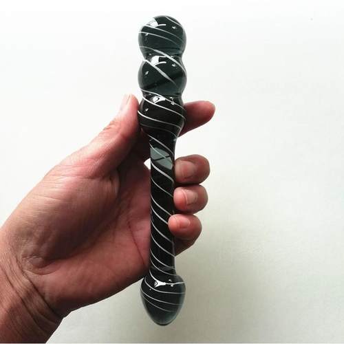 Glass-made femalemasturbation toy fake phallus adult product