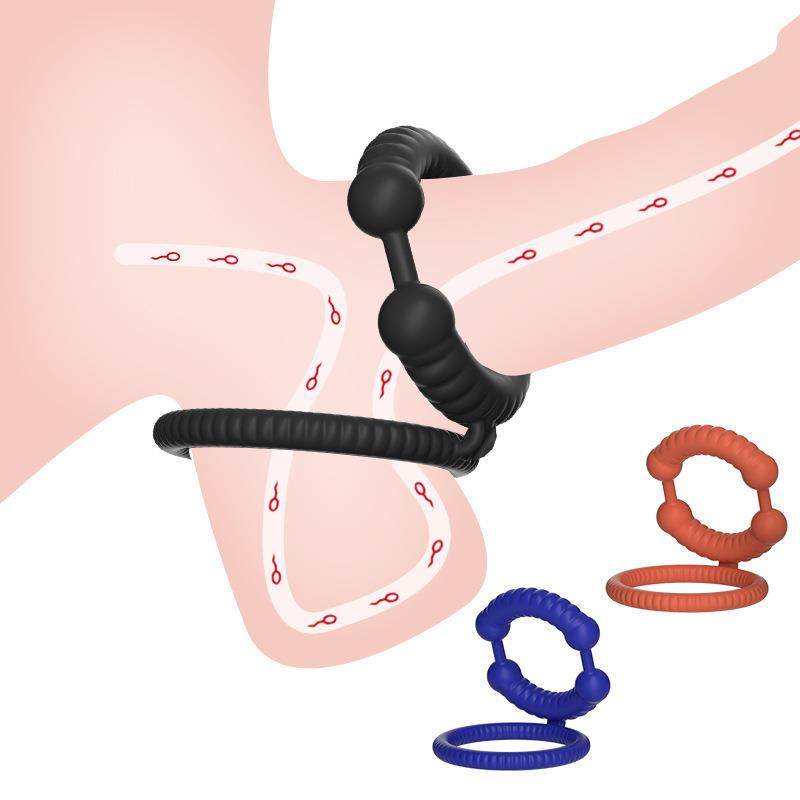 An elastic ring that can prolong sexual intercourse duration