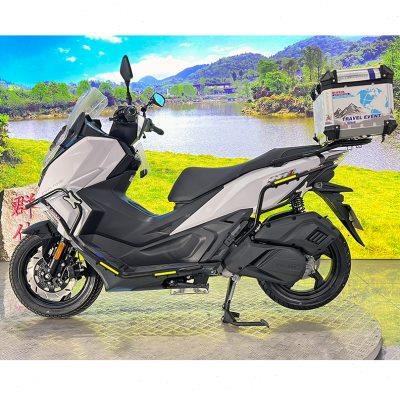 适用于宗申赛科龙RT1保险杠排气管防摔护杠尾箱架SR150T改装配件