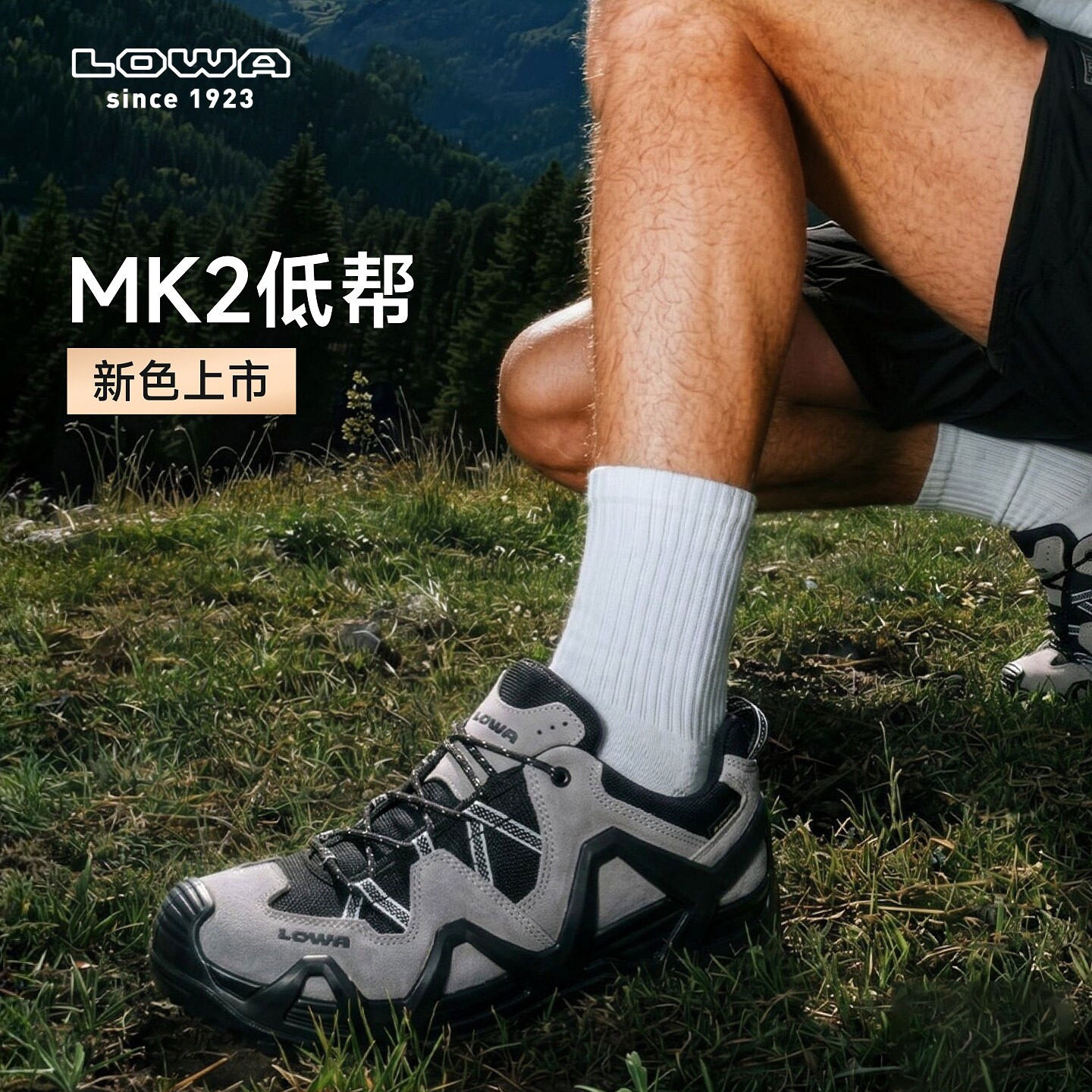 【新款】LOWA MK2登山鞋徒步鞋低帮战术靴GTX防水防滑户外鞋男女图片