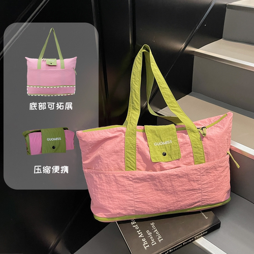 旅行包女大容量可套拉杆箱登机包