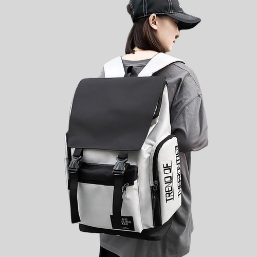 短途旅行包大容量女双肩包户外登山包潮牌电脑包男韩版简约风背包