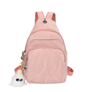 多功能胸包女斜挎包迷你轻便小双肩包百搭时尚三用包女网红休闲包