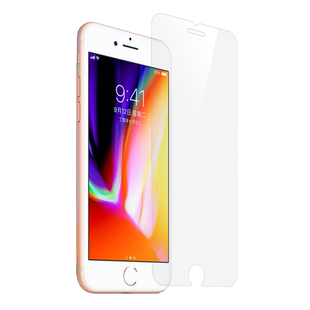 苹果8钢化膜2020新款se3苹果SE2二代6大弧形边plus手机贴膜SE3非全屏幕iphone8玻璃无白边防指纹高清8p