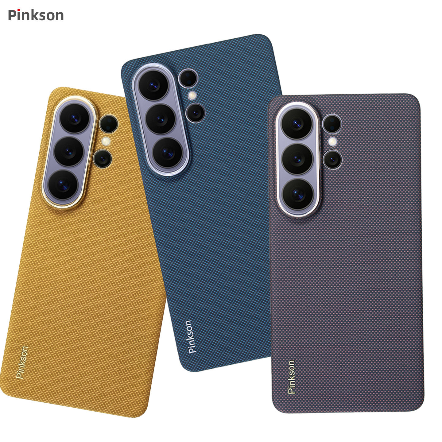 Pinkson适用于三星S26Ultra手机壳S26保护套全包凯夫拉芳纶磨砂硬壳商务碳纤维纹外壳简约新款