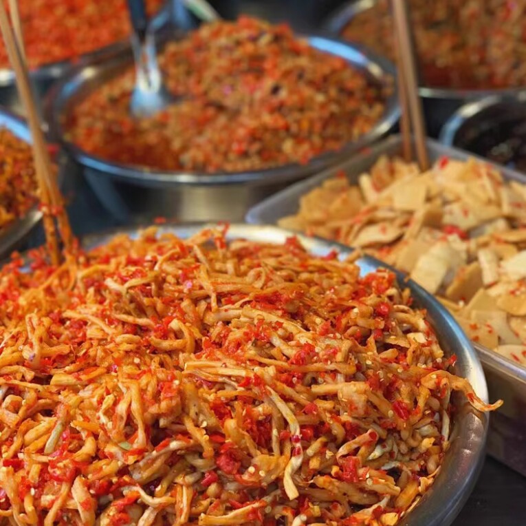 长沙南门口湘军剁辣椒老店木瓜