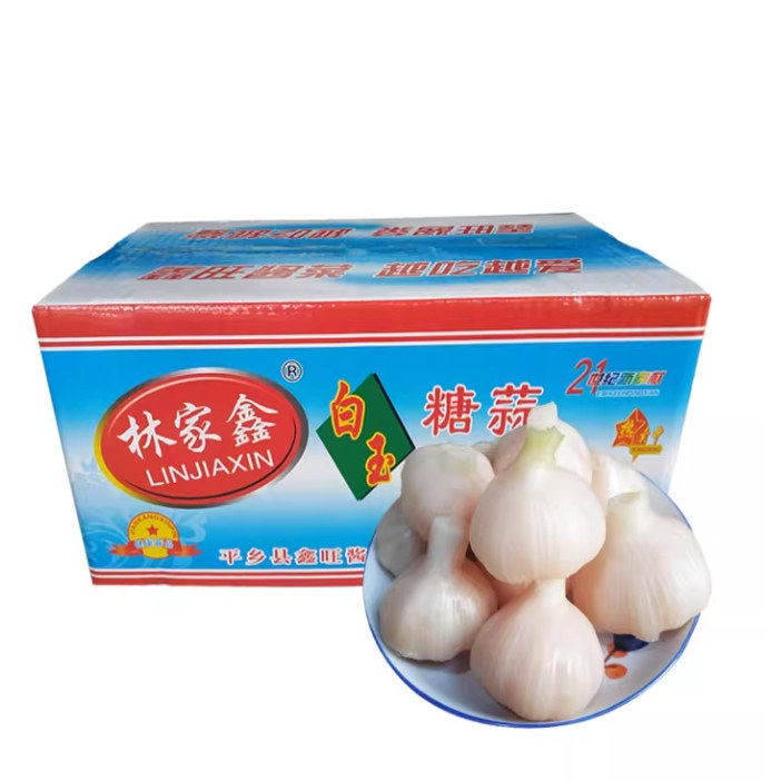林家鑫白玉糖蒜整箱餐饮商用腌泡大蒜泡菜炒饭面条泡馍下饭小菜