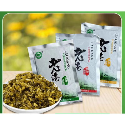老港笋丝雪菜下饭菜酸爽脆传统美食上海南汇特产雪菜咸菜酱菜腌制