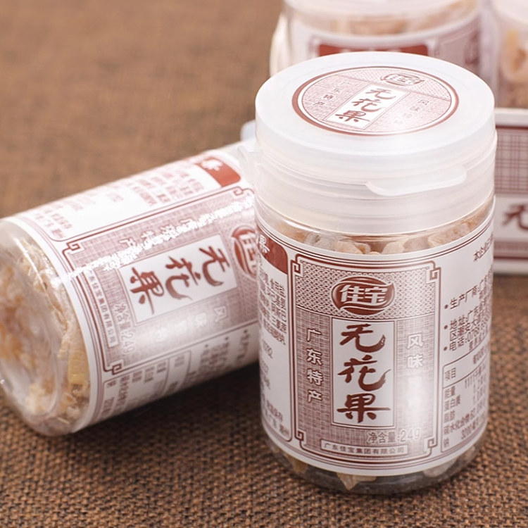 佳宝无花果丝无花果干果蜜饯果脯干果80后怀旧儿时童年零食罐装