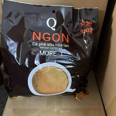 正品越南Q牌qcafe咖啡三合一速溶特浓香浓Ngon咖啡1200克60袋50袋