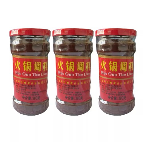 新日期唯好佳火锅调料海鲜火锅料280g1瓶蘸酱麻辣烫调味料唯好加