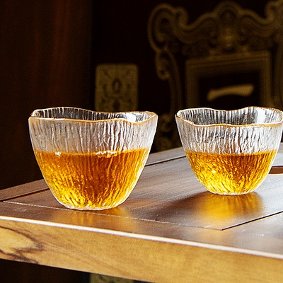 日式大号雨落锤纹小品茶杯个人